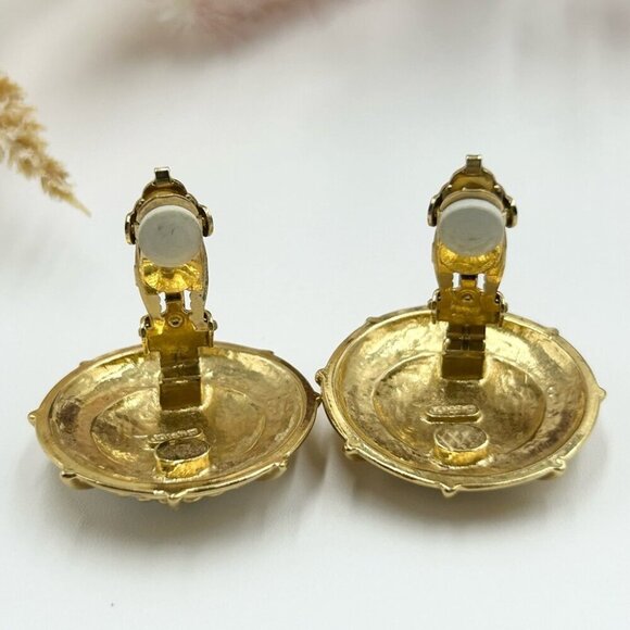 Vintage Butler Rhinestone and Enamel Starfish ClipOn Earrings - Picture 6 of 6